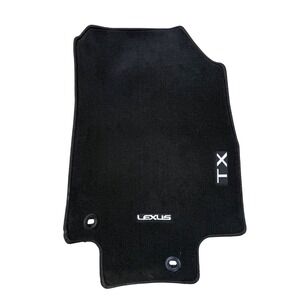 Lexus TX Genuine Black Carpet 5 Floor Mats Set Front and Rear OEM Logo